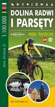 2021 MAPA TURYSTYCZNA DOLINA RADWI I PARSĘTY