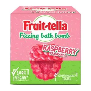 Fruit-tella musująca kula do kąpieli 140g malina
