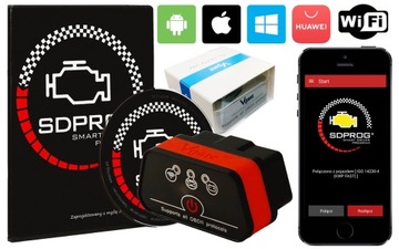 INTERFEJS iCAR2 WIFI OBD2 ELM327 PROGRAM SDPROG