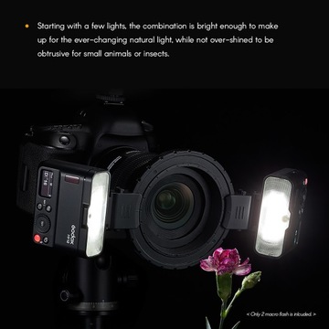 Macro Flash Godox MF12-K2 2PCS 2,4G Беспроводная BS Guide