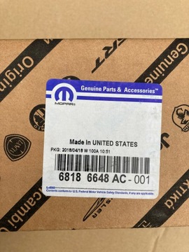 MODUŁ SENSOR AIRBAG JEEP CHRYSLER P68186648AC