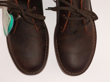 Clarks Bushacre 3 Dark Brown Leather trzewiki roz.43 (M8)