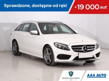 Mercedes Klasa C W205 Kombi 200 184KM 2017 Mercedes C C 200 4MATIC, Salon Polska, 4X4