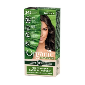 Joanna Organic farba do włosów kawowy 342