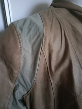 Mauritius miękka skórzana kurtka narzutka Jacket M