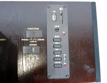 Auna 10030290 Вертикальный проигрыватель USB SD MP3