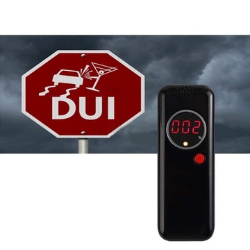 TESTER ALKOHOLU JAK POLICYJNY PRECYZYJNY ALKOMAT DOKŁADNY LCD 12 USTNIKAMI