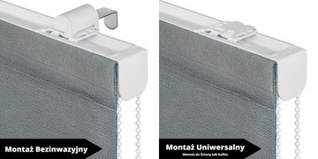 РИМСКИЕ ШТОРЫ НА ОКНО, Blackout, На заказ: Серый DEKRO