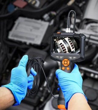 ЭНДОСКОП ДЛЯ ПРОВЕРКИ МАСТЕРСКОЙ 5M FULL HD ЖК-камера IPS для ТРУБ ДВИГАТЕЛЯ