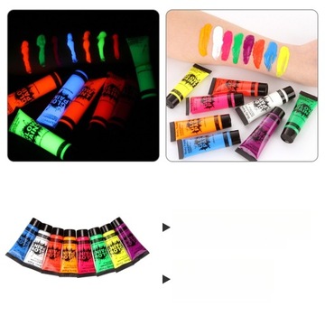 ФЛУОРЕСЦЕНТНАЯ ПИГМЕНТНАЯ ПАСТА ДЛЯ ПОКРАСКИ ЛИЦА