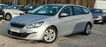 Peugeot 308 II 2014 Peugeot 308 1.6 HDI 120 kM Klima Nawigacja Temp LED Bluetooth Serwis GWARA, zdjęcie 4