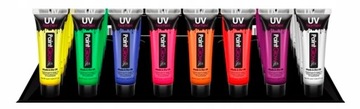 Краски для лица BODY Светящиеся в УФ тюбики 6х10мл ul