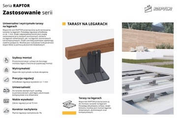 ОПОРА RAPTOR для БАЛОК, регулировка 35-65 мм