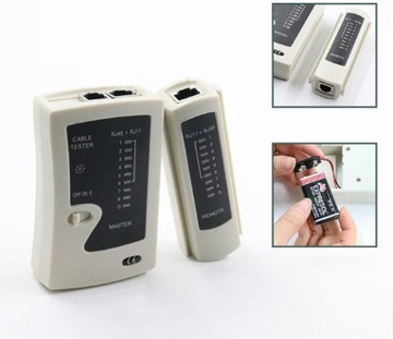 ТЕСТЕР СЕТЕВОГО КАБЕЛЯ RJ45 НАБОР ИНСТРУМЕНТОВ ДЛЯ РАЗЪЕМНИКОВ LAN3 Обжимные устройства