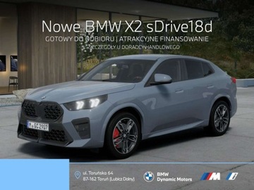 BMW X2 U10 SUV 2.0 18d 150KM 2025 BMW X2 sDrive18d 150 KM - Pakiet M Pro - Adaptacyjne LEDy - HarmanKardon
