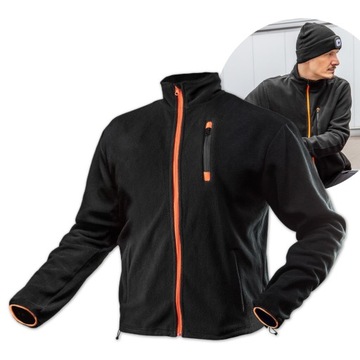 ФЛИСОВАЯ КУРТКА POLAR WORK ЧЕРНАЯ РАЗМЕР XXL/58 NEO 81-500