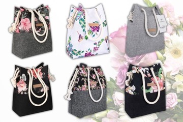 Torebka damska worek pojemna torba shopper vintage miejska na ramię ZAGATTO