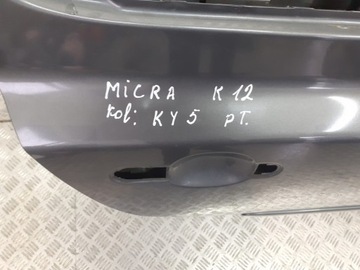 DVEŘE PRAVÝ ZADNÍ NISSAN MICRA K 12 KY5