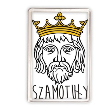 magnes akrylowy Szamotuły nadruk