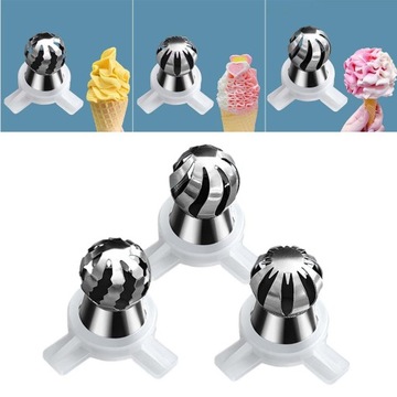 3 носика для машин для мороженого Летние аксессуары для машин для мороженого
