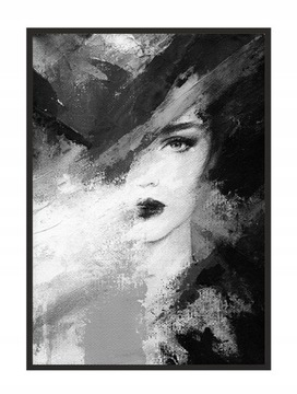 OBRAZ PLAKAT W RAMIE 33x43 cm Dama P1466