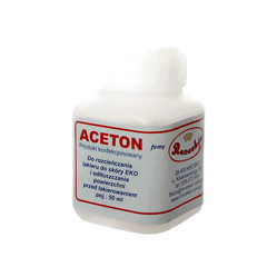 RENOSKÓR ACETON !! 50 ml.Rozcieńczalnik do skóry