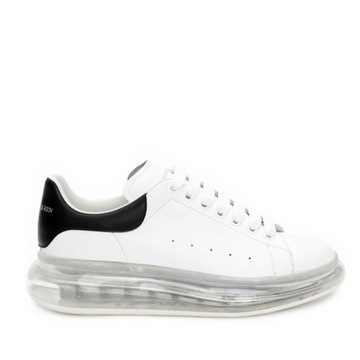 Alexander McQueen - Białe sneakersy ze skóry r. 43
