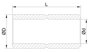 SBB354550 гильза 35х45х50 мм Сибо