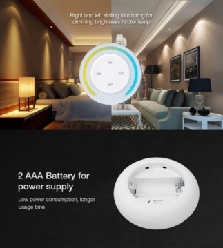 MiLight S2 черный пульт дистанционного управления для светодиодного контроллера RGB+CCT