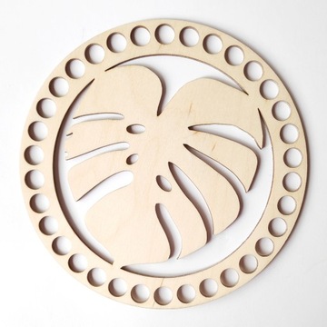 OKRĄGŁA BAZA 17 CM MONSTERA KOŁO DNO DO KOSZYKA