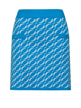 Niebieska sweterkowa spódnica damska ORSAY