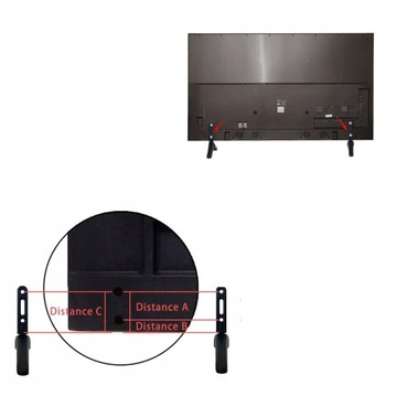 УНИВЕРСАЛЬНАЯ НАСТОЛЬНАЯ ПОДСТАВКА ДЛЯ ТВ, 2 ШТ.