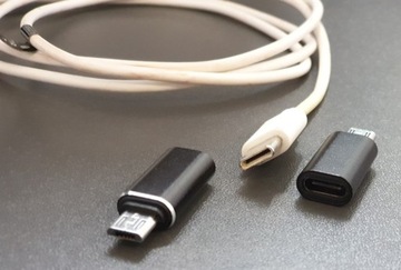 USB TYPE C - адаптер micro USB, черный