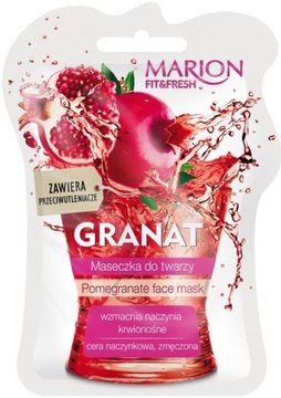 Marion maseczka do twarzy wzmocnienie naczyń krwionośnych GRANAT 7,5ml