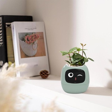 Умный робот-плантатор Симпатичный робот-растение Искусственный интеллект 7 Smart Green