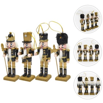 Подвески-подвески «Щелкунчик» Рождественская елка 4 шт.