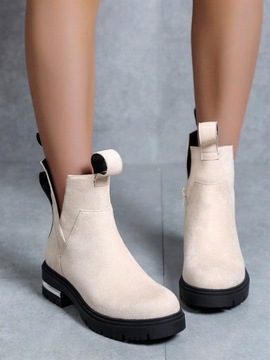 ОБУВЬ ЖЕНСКАЯ, БОТИНКИ, БЕЖЕВЫЕ