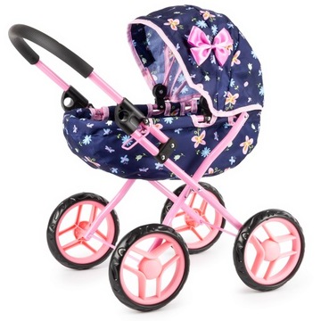 КОЛЯСКА KINDERPLAY DOLL Глубокая гондола со складным верхом