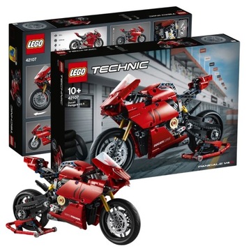 LEGO TECHNIC ZESTAW - DUCATI PANIGALE V4 MOTOCYKL MODEL