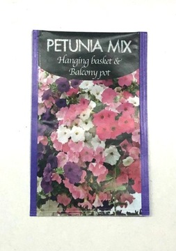 Nasiona KWIATY petunia saszetka torebka