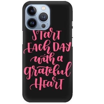 ETUI MATOWE CZARNE do IPHONE 13 PRO Boho Top Wzory
