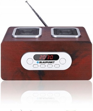 ПОРТАТИВНОЕ РАДИО BLAUPUNKT PP5BR С БАТАРЕЕЙ РЕТРО FM USB SD AUX MP3 ПУЛЬТ ДУ