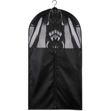 ЧЕХОЛ ДЛЯ КОСТЮМА, ПЛАТЬЯ, ПАЛЬТО, ОДЕЖДЫ ДЛИННЫЙ ЧЕРНЫЙ СЕРЫЙ 137х60см