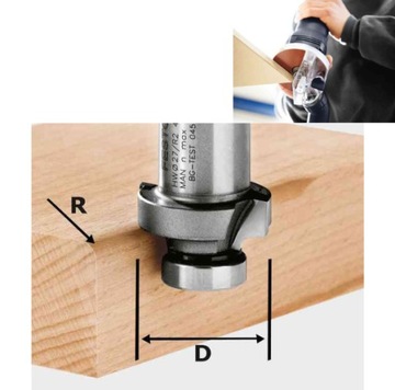 FESTOOL Frez do zaokrągleń HW R2 do frezarki OFK 500 490092