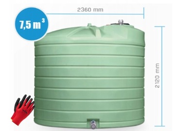 Zbiornik 7500l RSM nawóz Swimer Agro Tank + rękawice