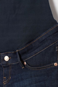MAMA Proste Spodnie Dżinsowe Ciążowe Straight Jeans H&M r.34