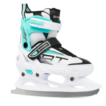 Роликовые коньки Фигурные коньки 2в1 Регулируемые RAVEN Profession White/Mint 38-42