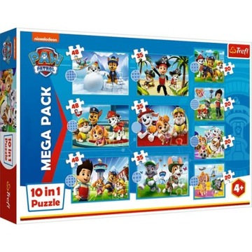Trefl puzzle psi patrol 10 układanek 10w1