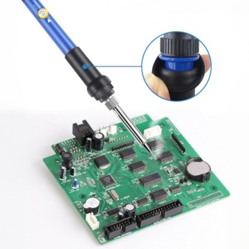 МАЛЕНЬКИЙ ПАЯЛЬНИК С РЕГУЛИРОВКОЙ ТЕМПЕРАТУРЫ 60 Вт + 6 НАКОНЕЧНИКОВ