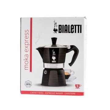 Кофеварка Bialetti Moka Express 3tz, черная